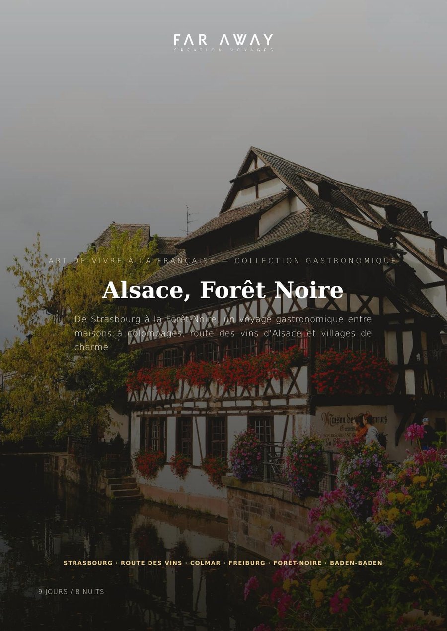 Programme Alsace, Forêt Noire — FAR AWAY